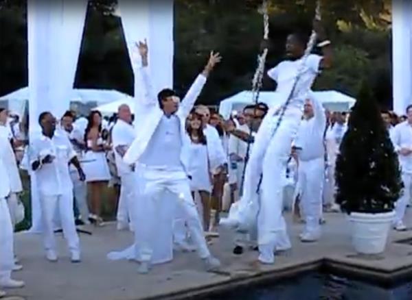 Ashton Kutcher at the White party