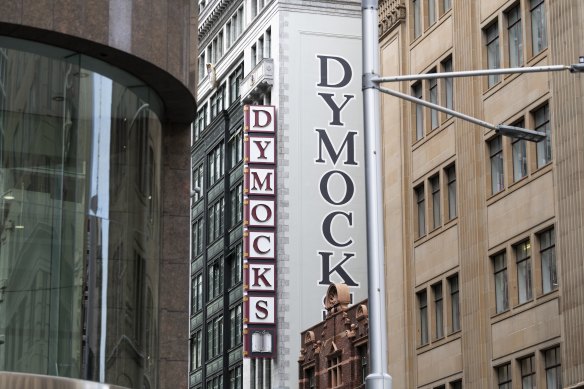 Dymocks’ George Street site is its flagship Sydney store.